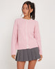 immagine del cardigan Bavana in rosa