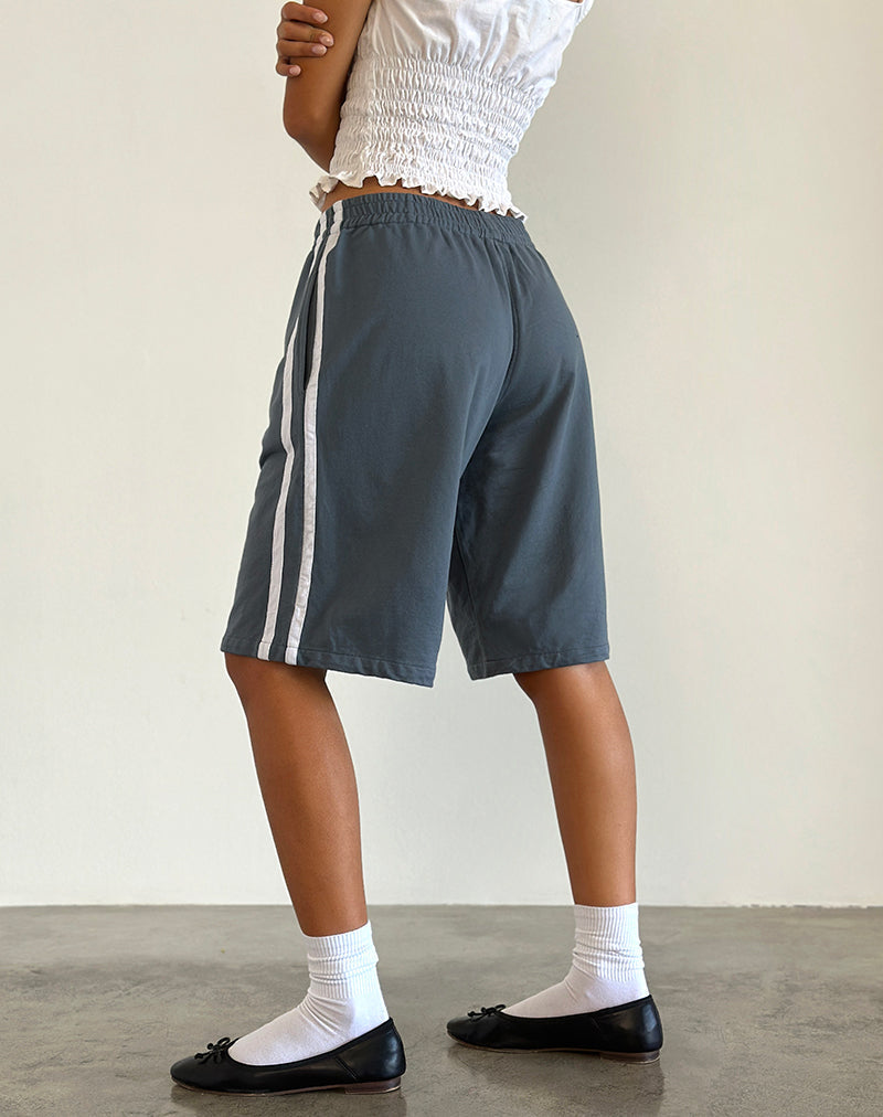 Immagine di Bena Short in Blue Mirage con strisce bianche