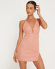 immagine di Bernoki Mini Dress in Drape Sequin Pink