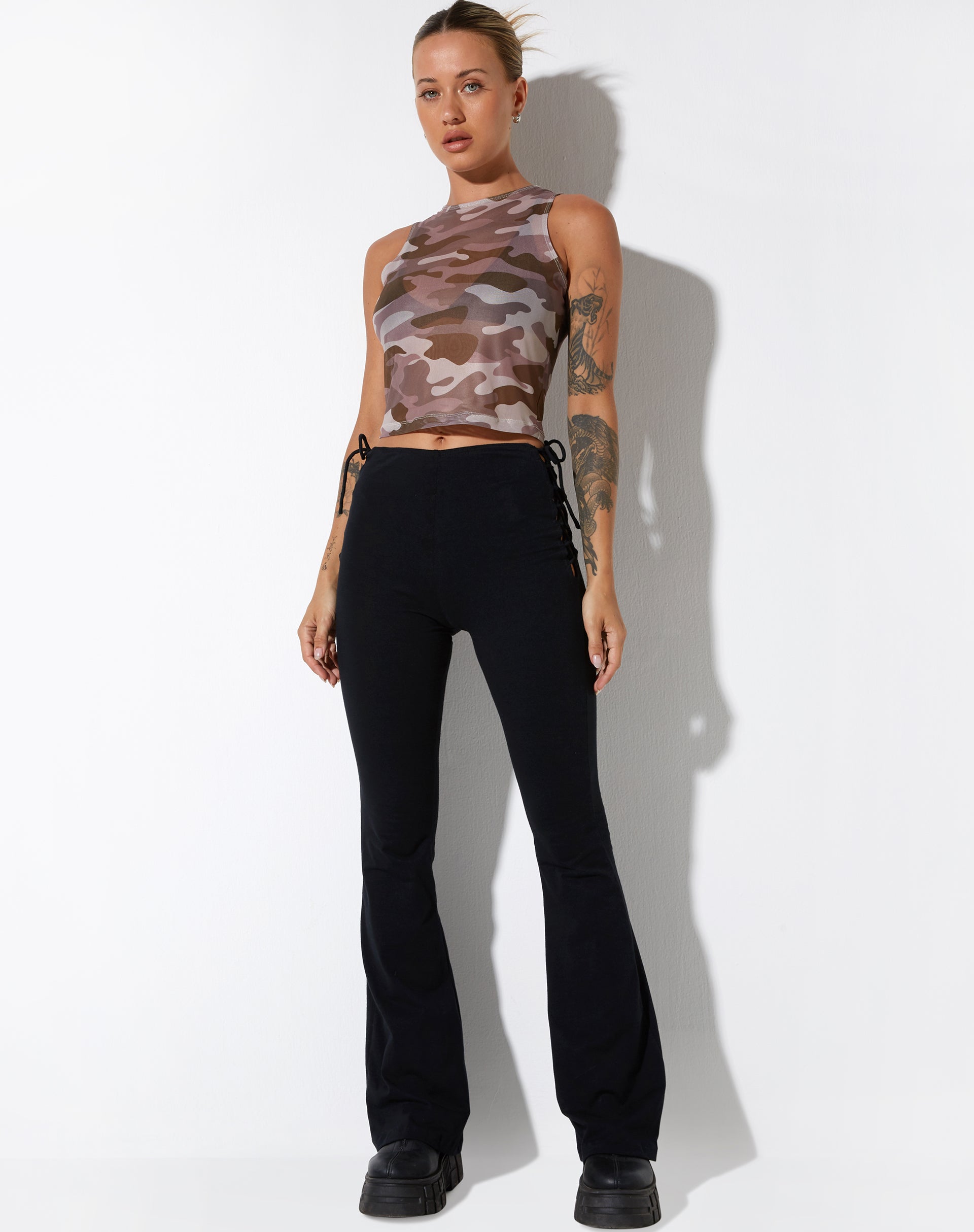 immagine di Bika Vest Top in Camo
