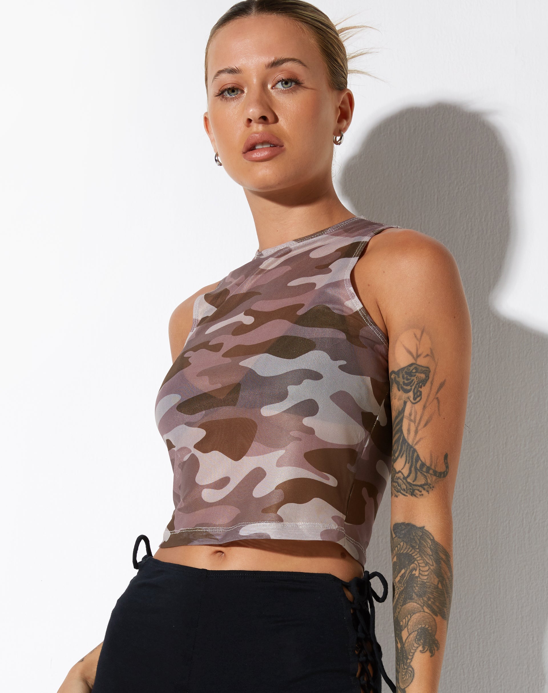 immagine di Bika Vest Top in Camo