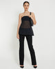 Immagine di Bilancia Bandeau Mesh Top in nero