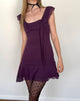 Immagine di Binita Mini Abito in Chiffon Aubergine