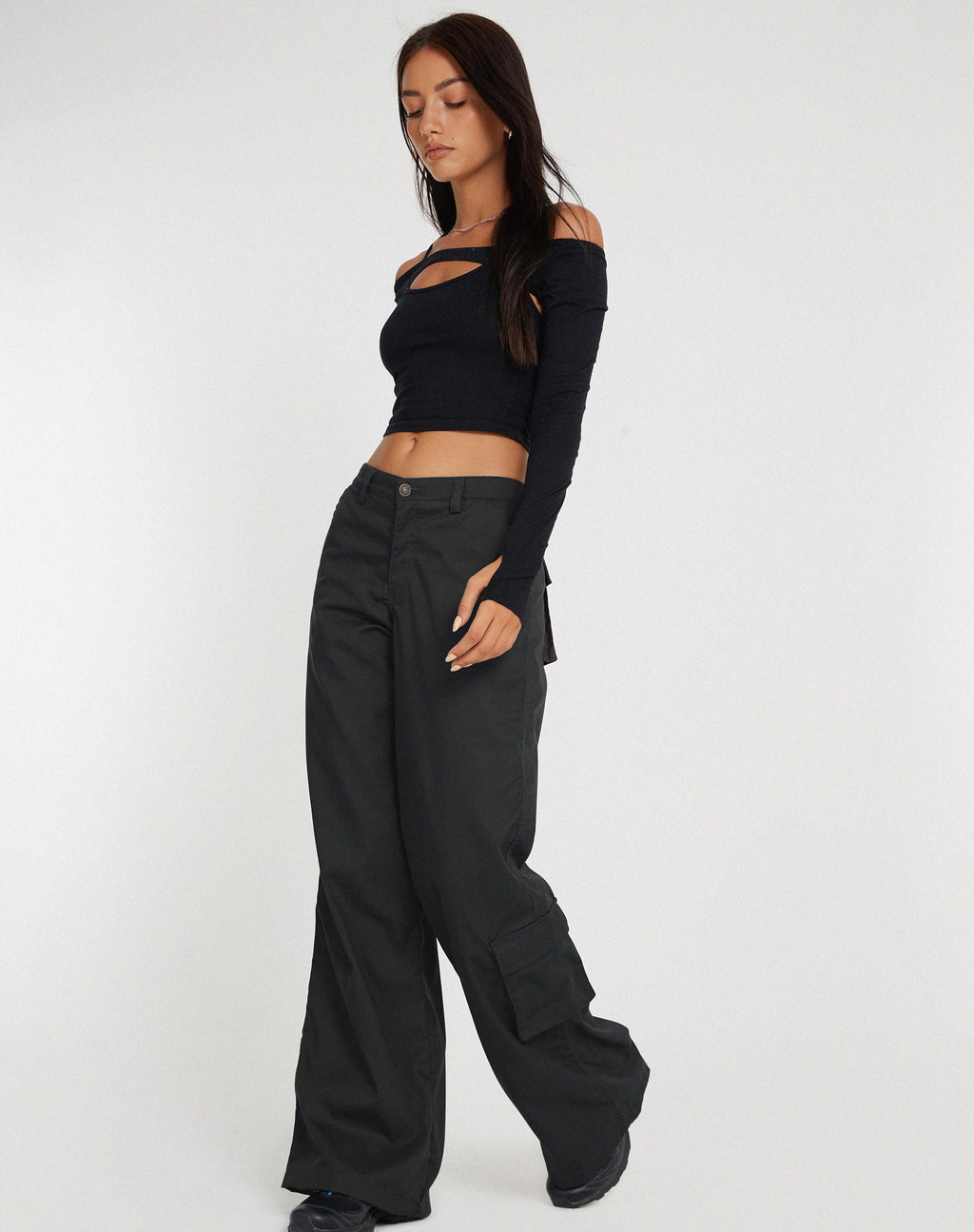 Pantaloni Blair Cargo in grigio scuro