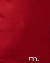 rosso con rilegatura rosa