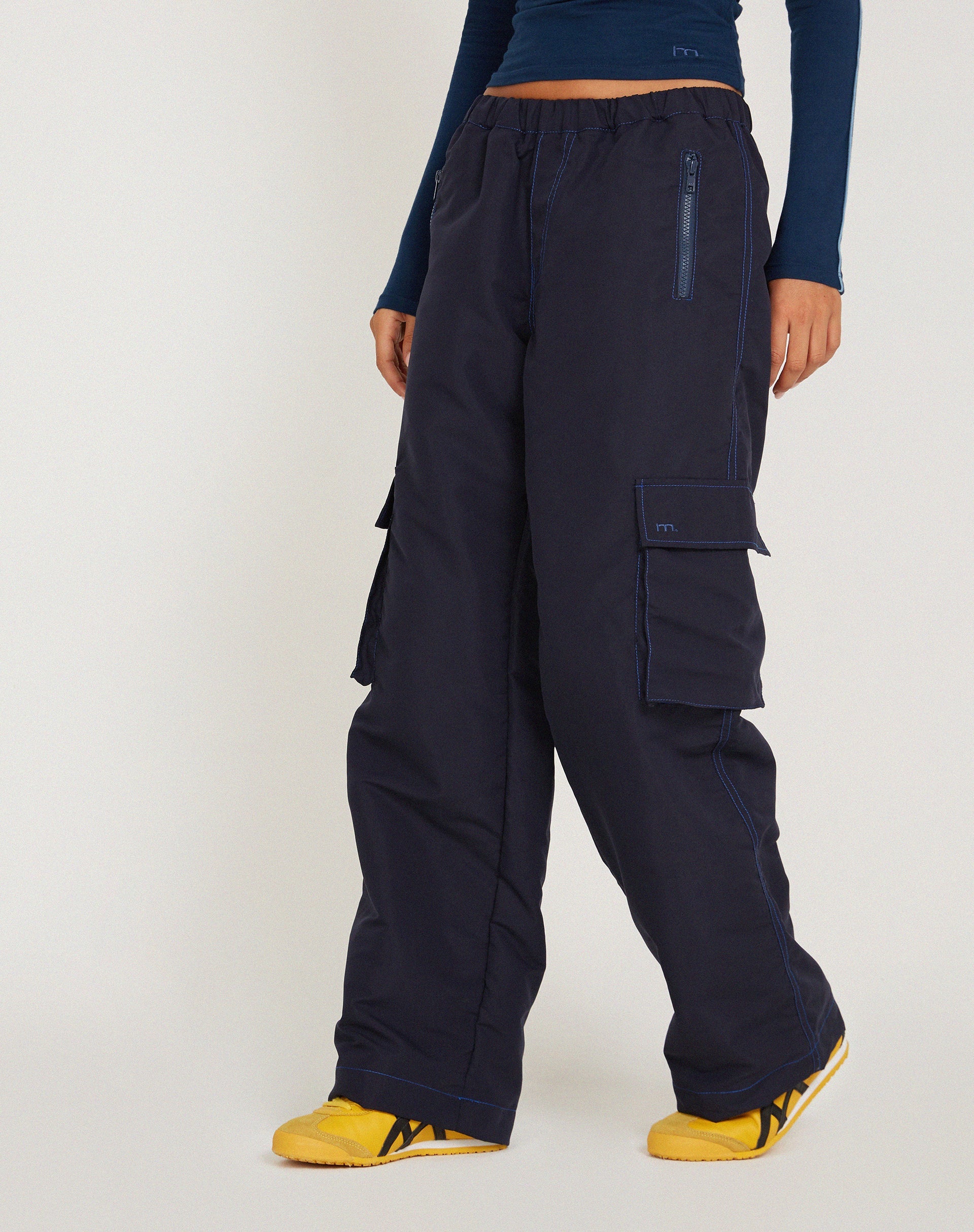 immagine di Oriells Cargo Trouser in punto top navy