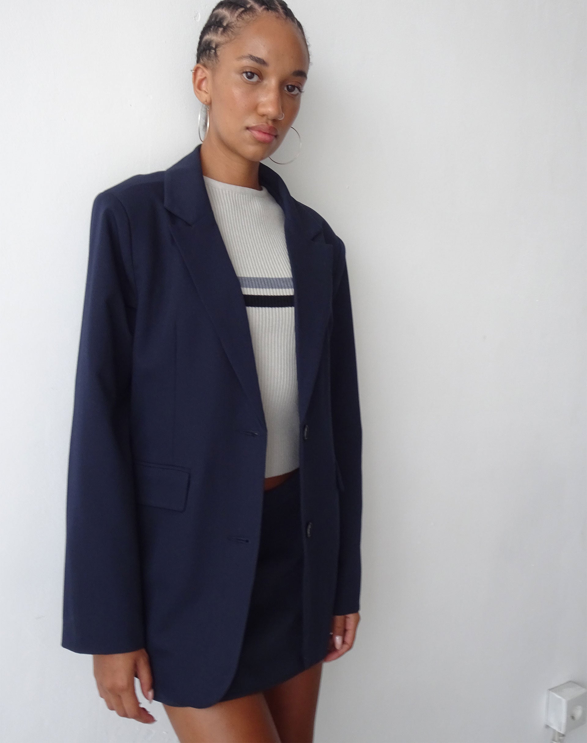immagine del Blazer Maiwa in versione sartoriale Navy