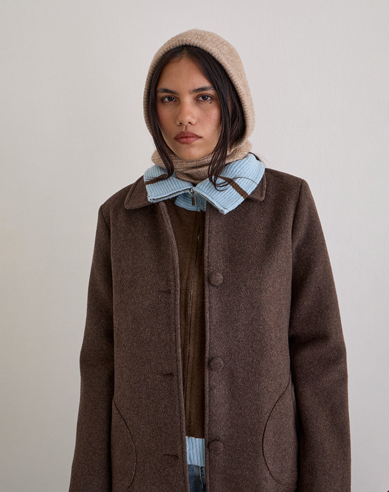 Immagine del cappello Bonnet in maglia beige