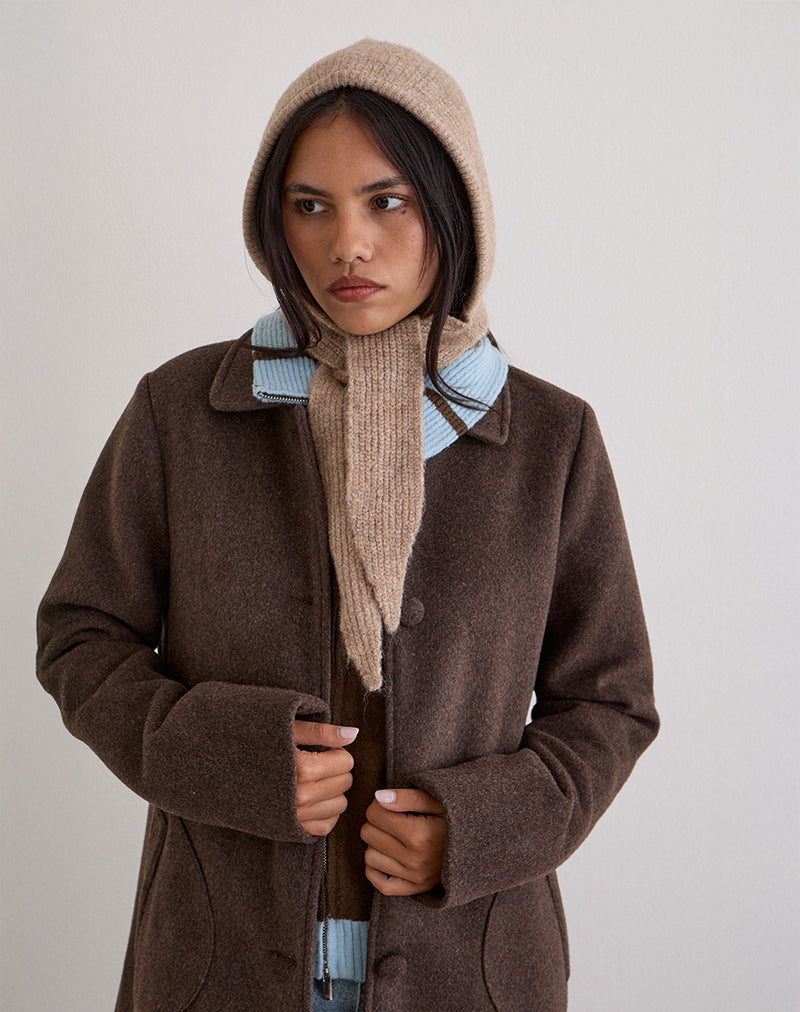 Immagine del cappello Bonnet in maglia beige