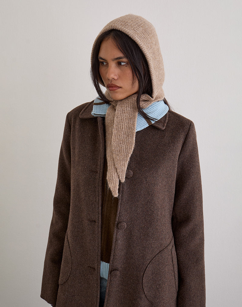 Immagine del cappello Bonnet in maglia beige