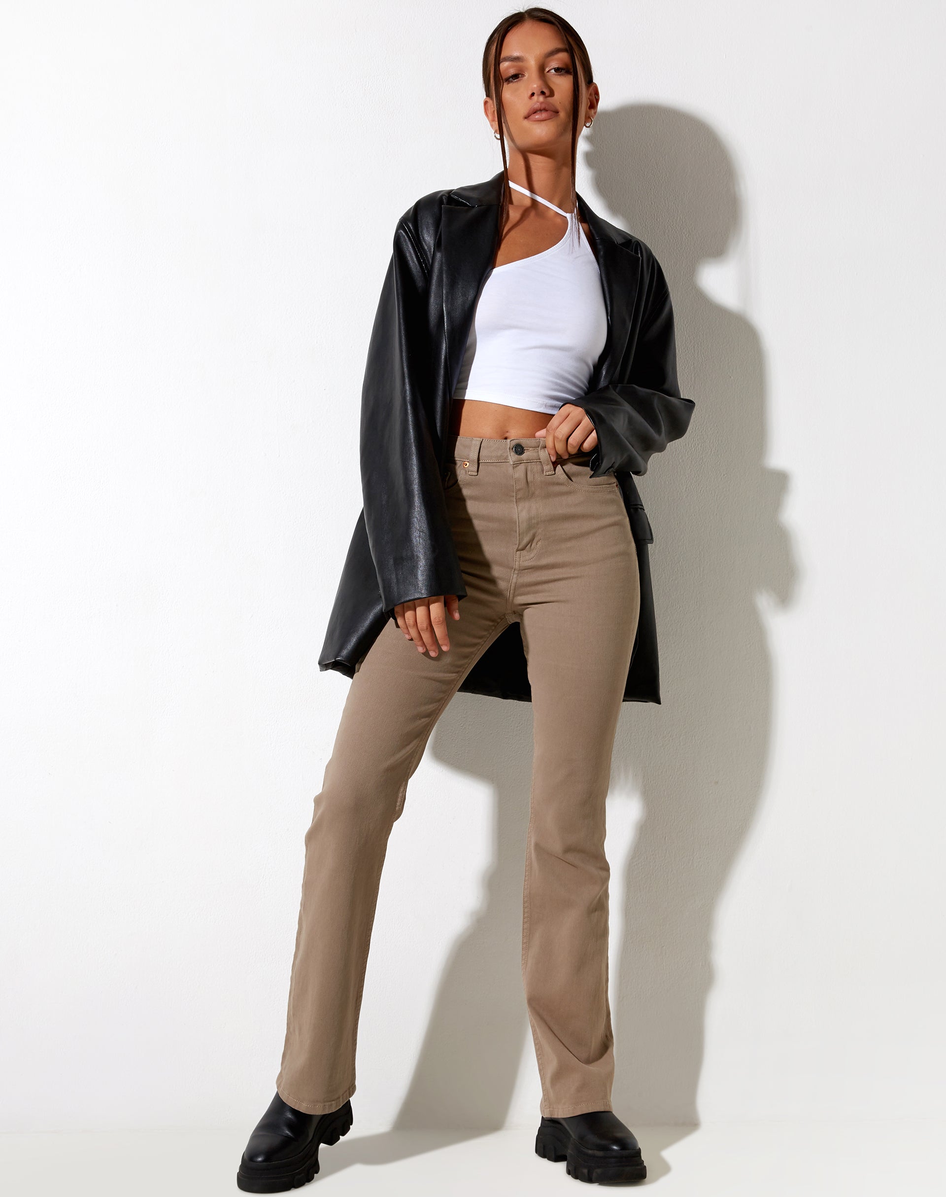 Immagine di Bootleg Jeans in Burnt Olive