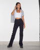immagine dei jeans Bootleg in nero