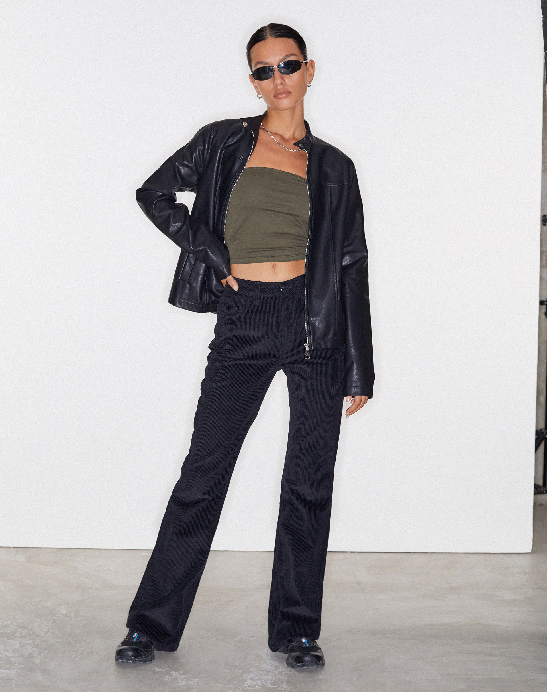 Immagine di Bootleg Jeans in Cord Classic Nero