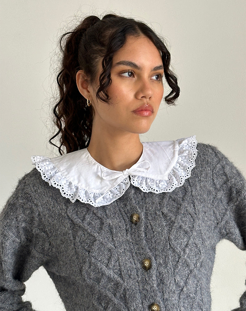 Immagine di Bossa Collar Top in bianco
