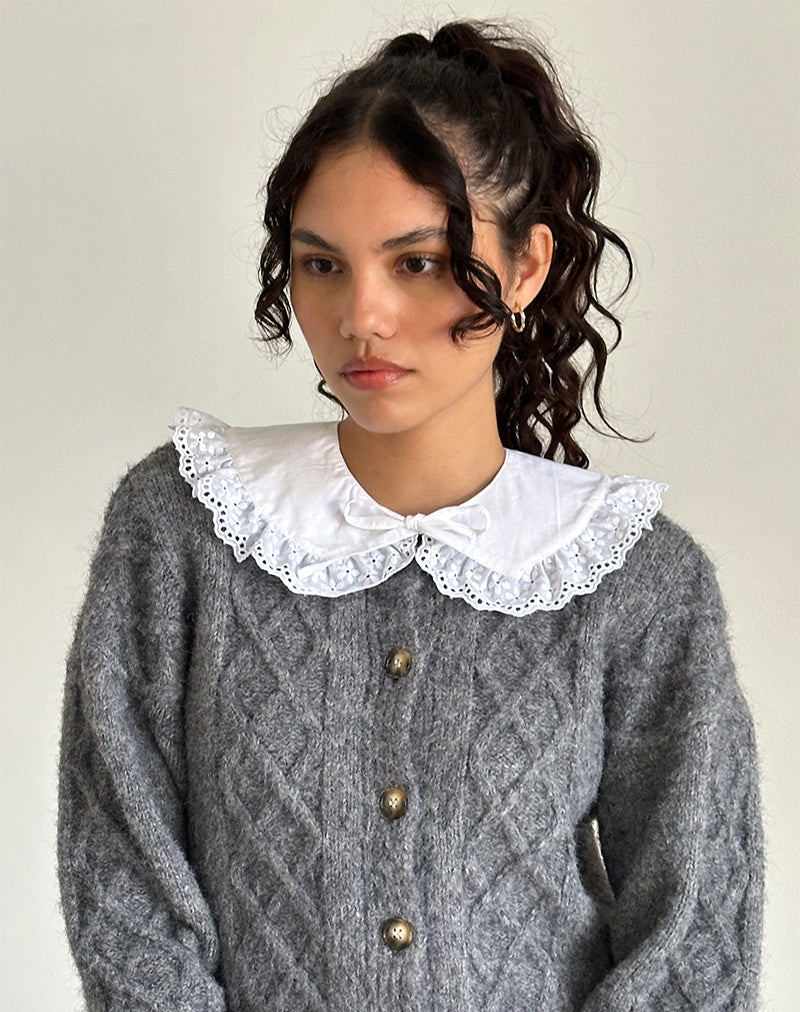 Immagine di Bossa Collar Top in bianco
