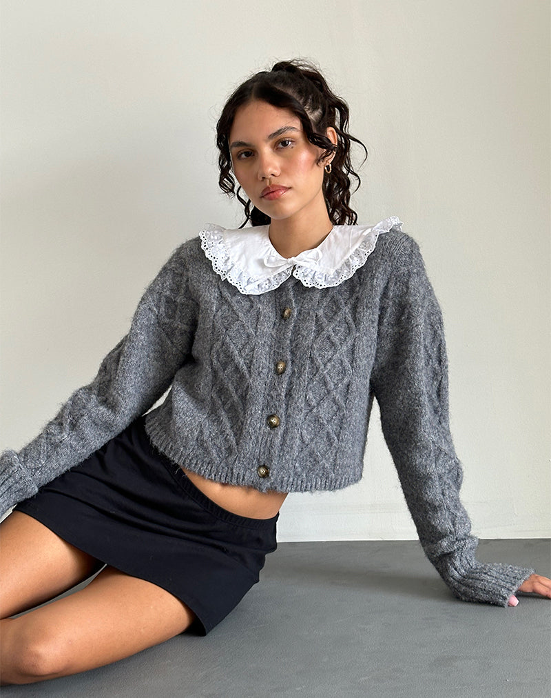 Immagine di Bossa Collar Top in bianco
