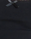 Maglia nera a coste