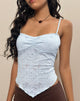 Immagine di Brando Cami Top in pizzo Zinnia Blu