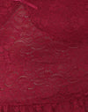  Pizzo rosso intenso
