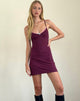 Immagine di Britney Mini Dress in Smooth Slinky Berry