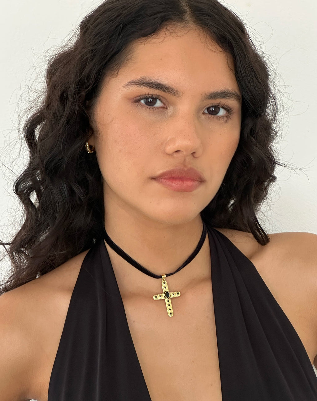 Collana girocollo Brooklyn Cross di Gemini Jewels