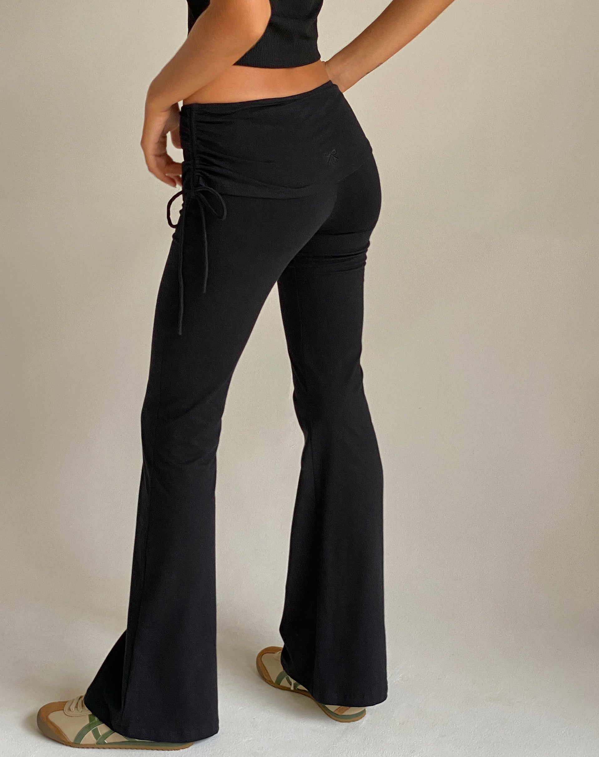Immagine di Jacie Jersey Pantaloni svasati in nero