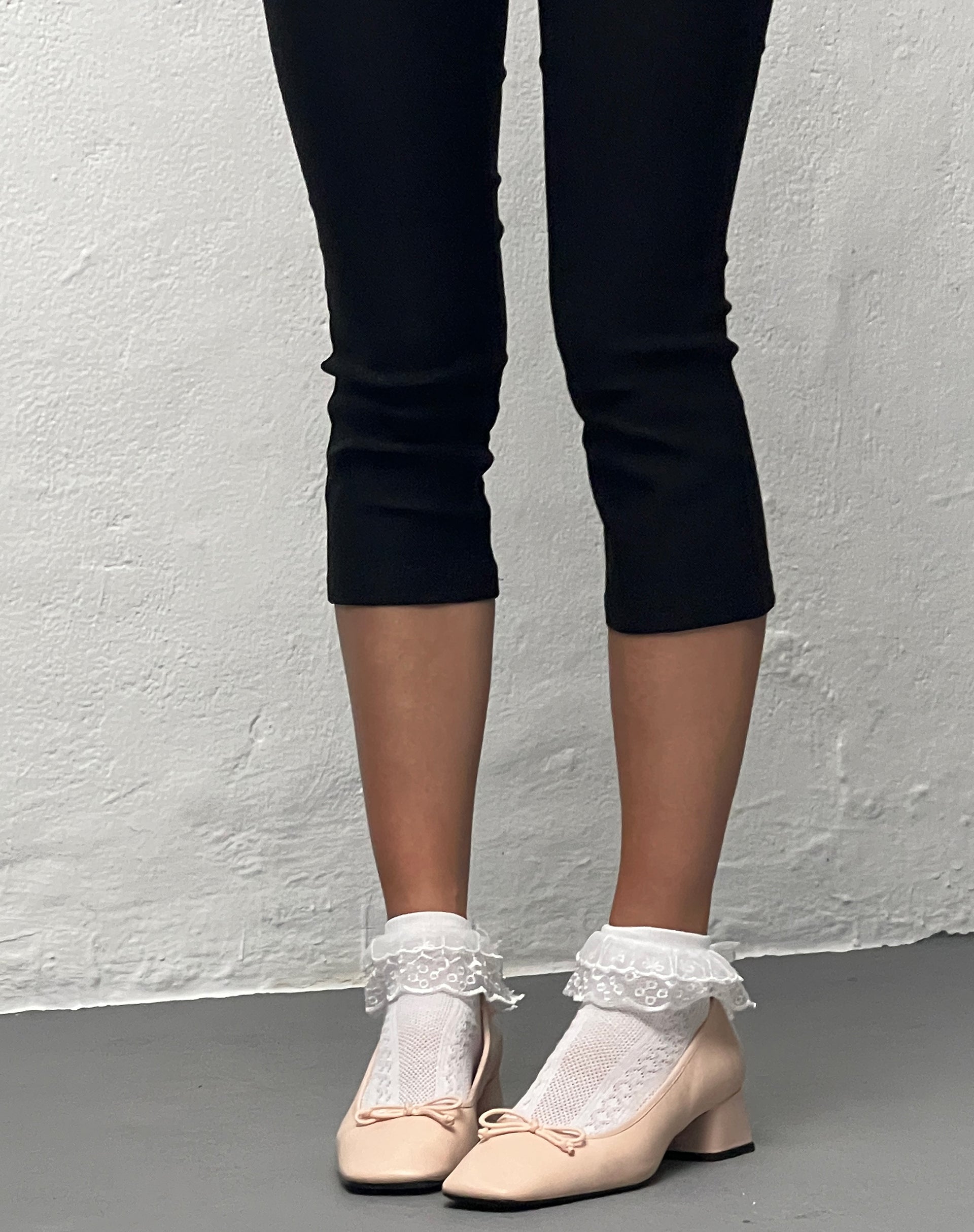 Immagine di Shine Capri Pants in lycra nera