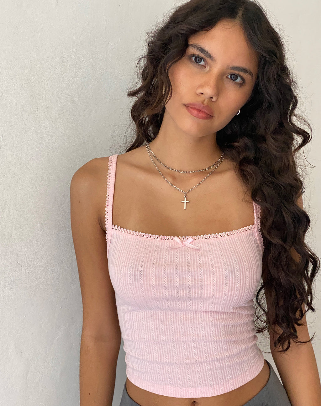 Top Brynn Cami in rosa