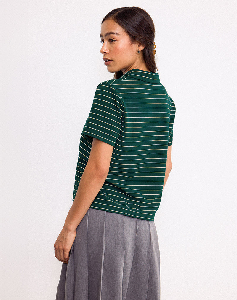 Immagine della camicia Bupolo in verde bottiglia