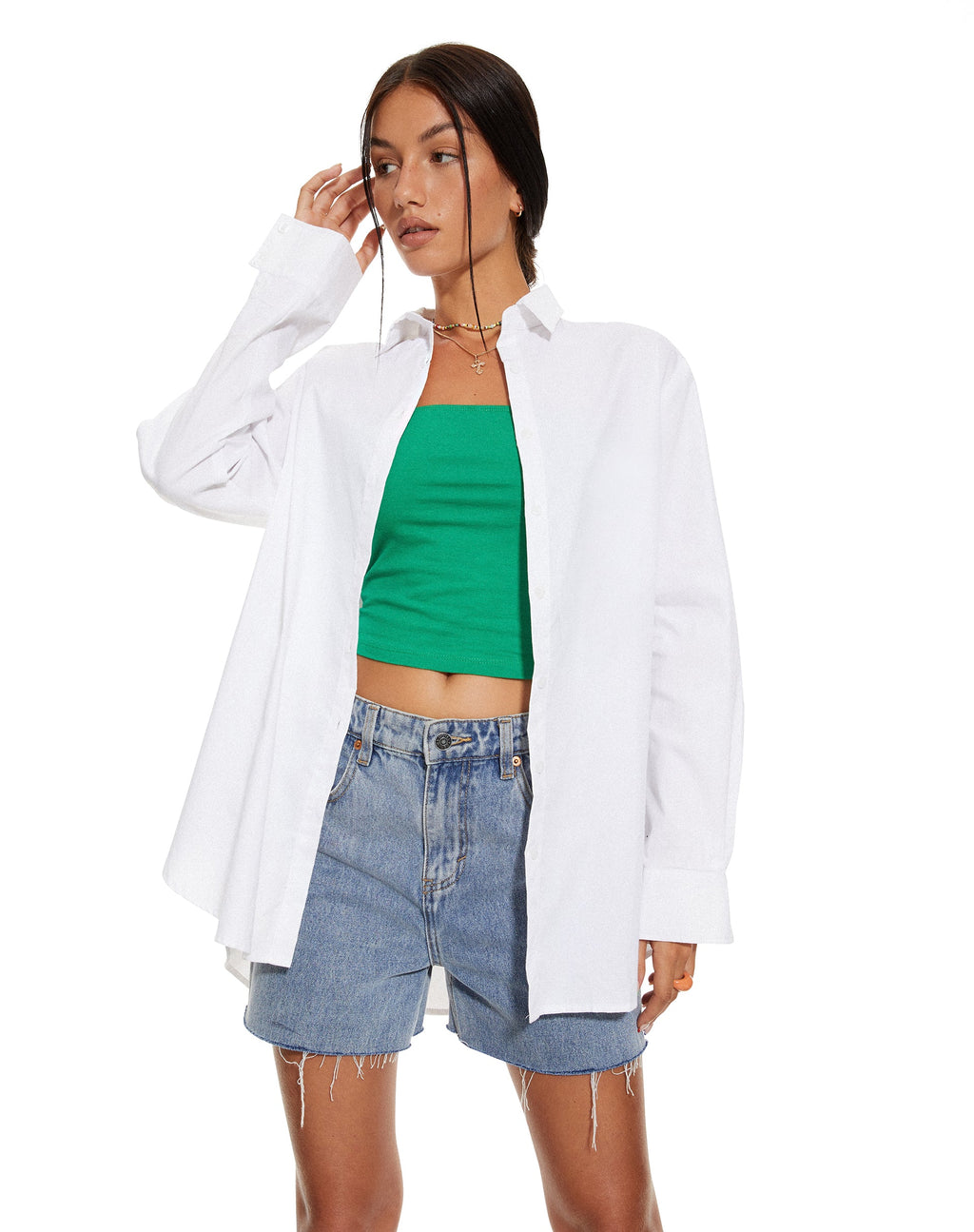 MOTEL X BARBARA Camicia Janes in bianco