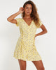 immagine del mini abito Calliope in Wild Flower Lemon Drop