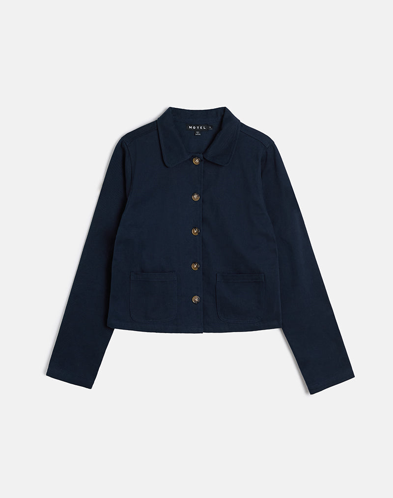 Immagine della giacca Calva Boxy in Dark Navy