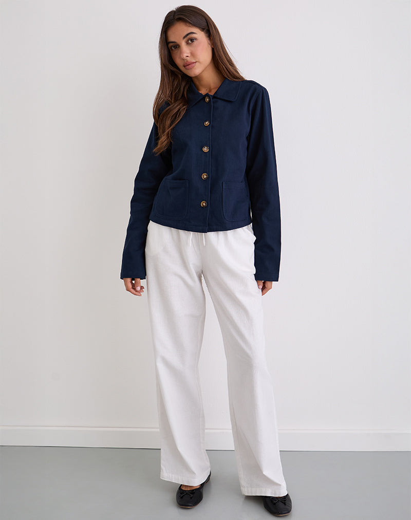 Immagine della giacca Calva Boxy in Dark Navy