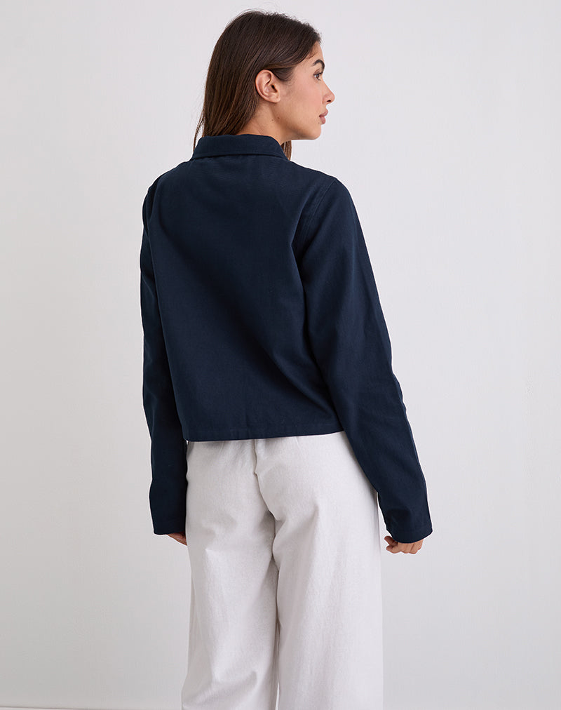 Immagine della giacca Calva Boxy in Dark Navy
