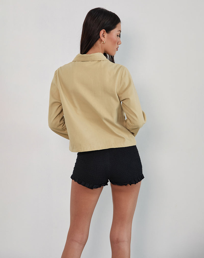 Immagine di Calva Boxy Jacket in Tan