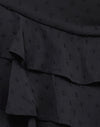 Chiffon a pois nero