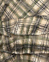 Pizzo stampato Retro Plaid