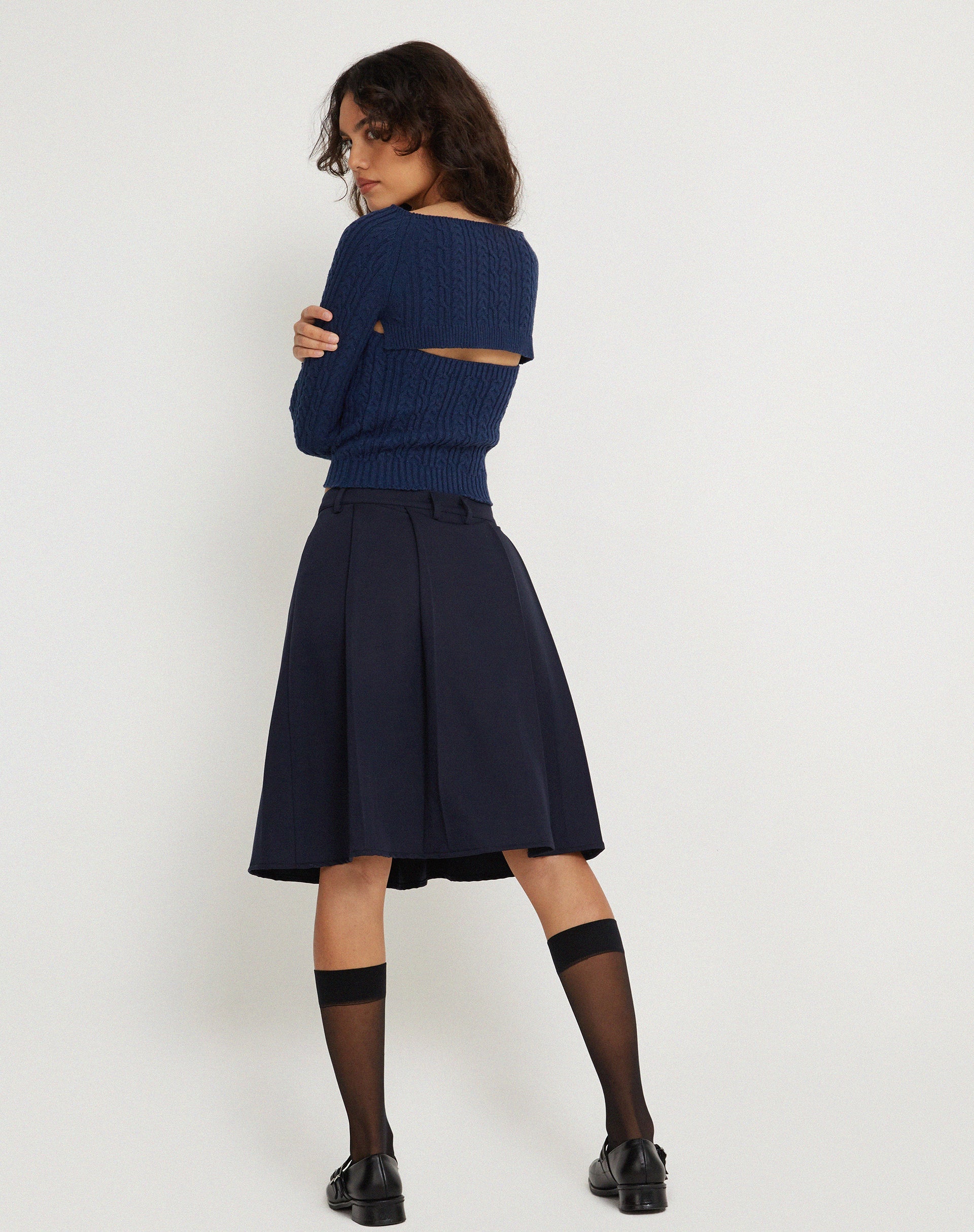 immagine di Canita Arinah Top a maniche lunghe in blu navy
