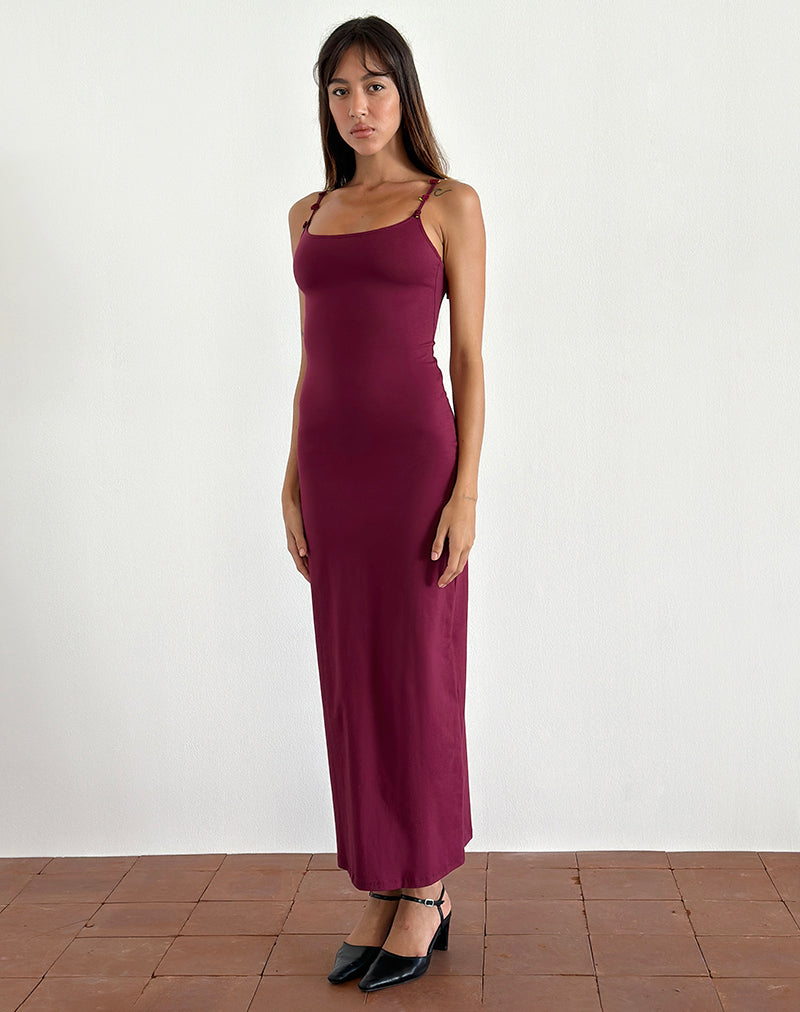 Immagine di Cantana Maxi Dress in Borgogna