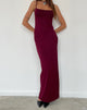 Immagine di Cantha Maxi Dress in Rib Burgundy