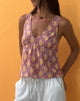 immagine di Cantika Top in Bohemian Batik Maroon Peach