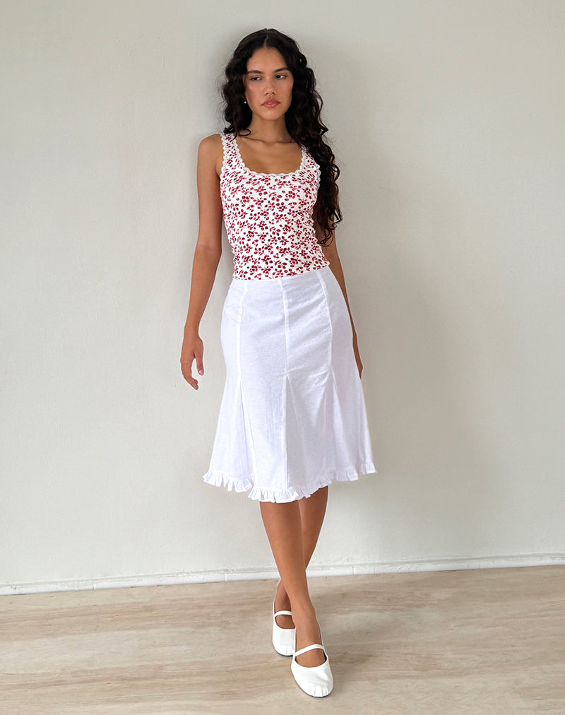 Immagine di Carillo Top in Summer Strawberry Off White