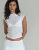 Immagine di Nova Top in bianco raggrinzito