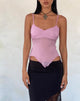 Immagine di Carmeline Longline Cami Top in Shimmer Pink