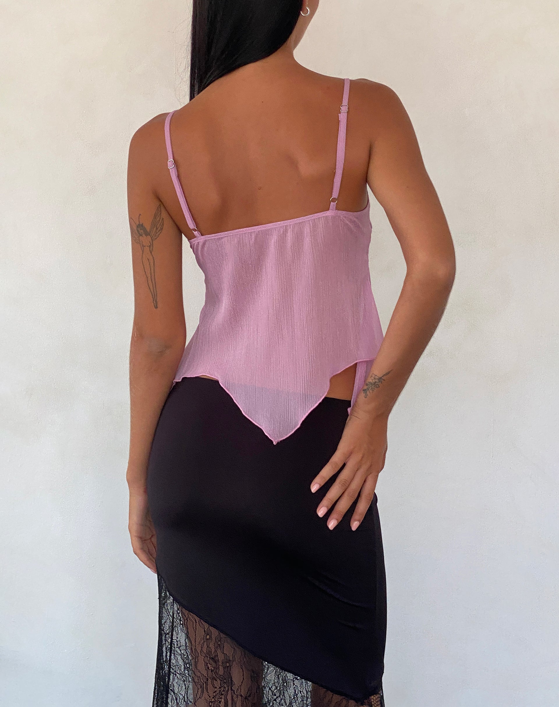 Immagine di Carmeline Longline Cami Top in Shimmer Pink