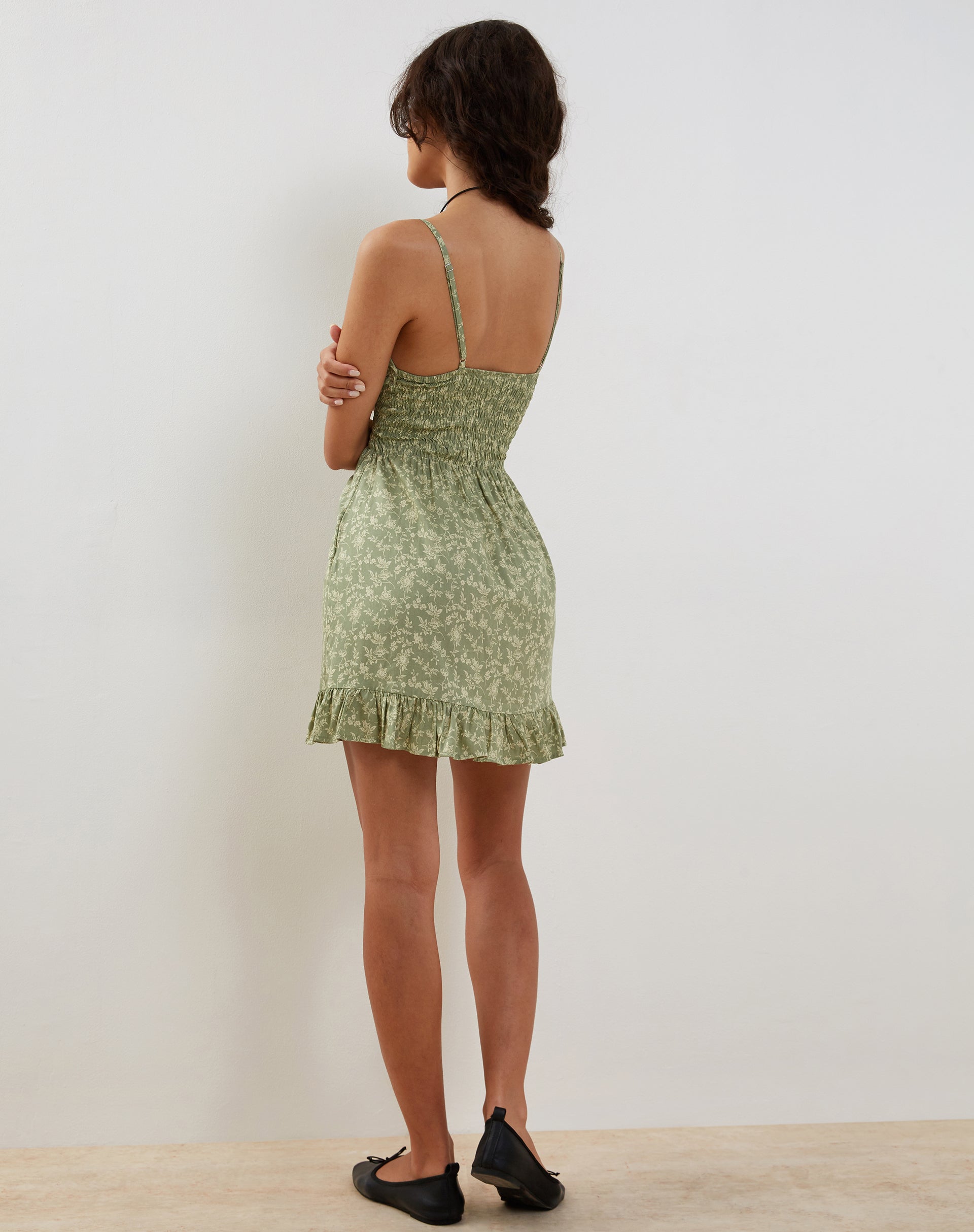 Immagine di Carole Mini Dress in Ditsy Floral Verde