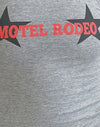 Grigio marna con grafica Motel Rodeo