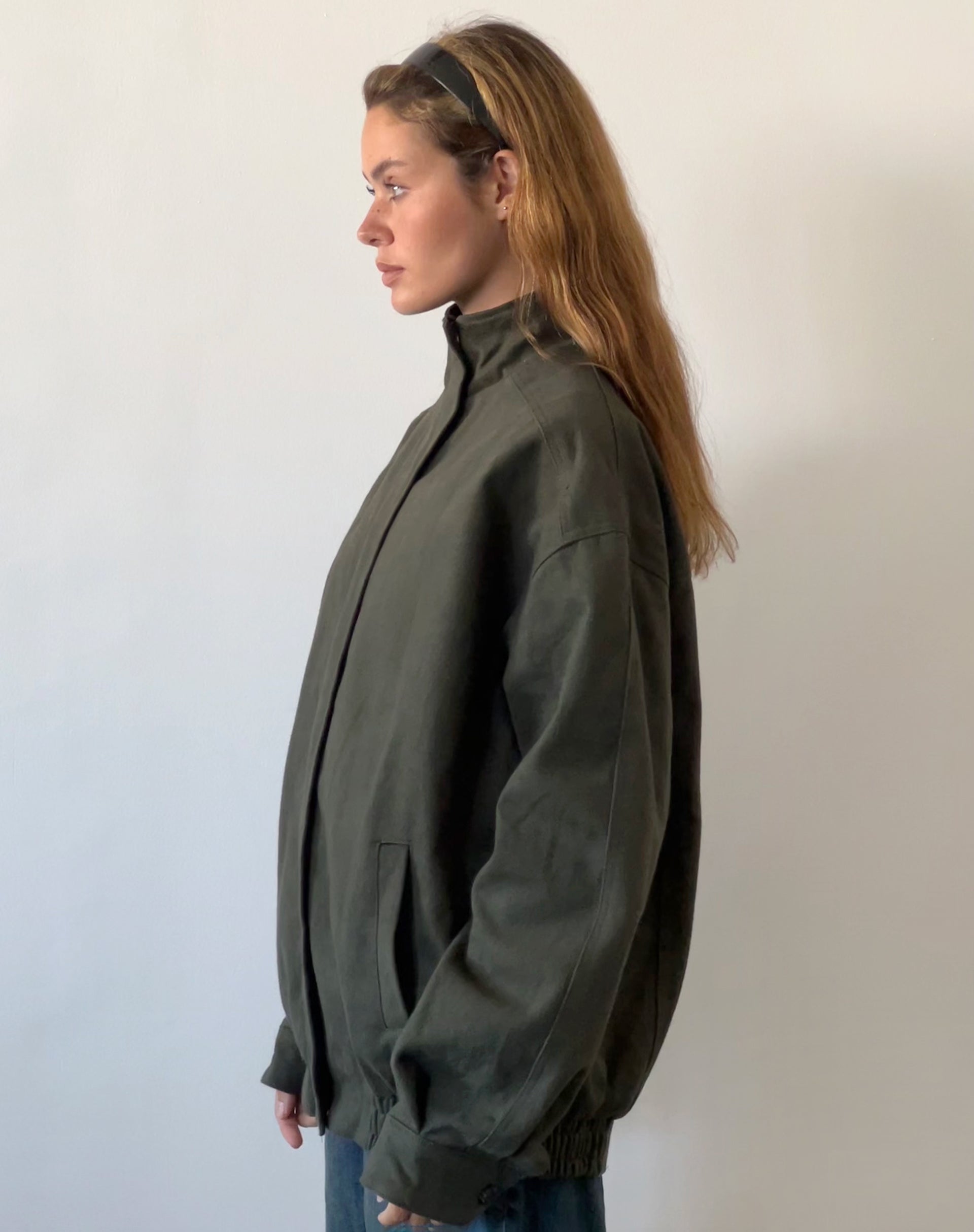 Immagine di Cavine Bomber Jacket in Burnt Olive