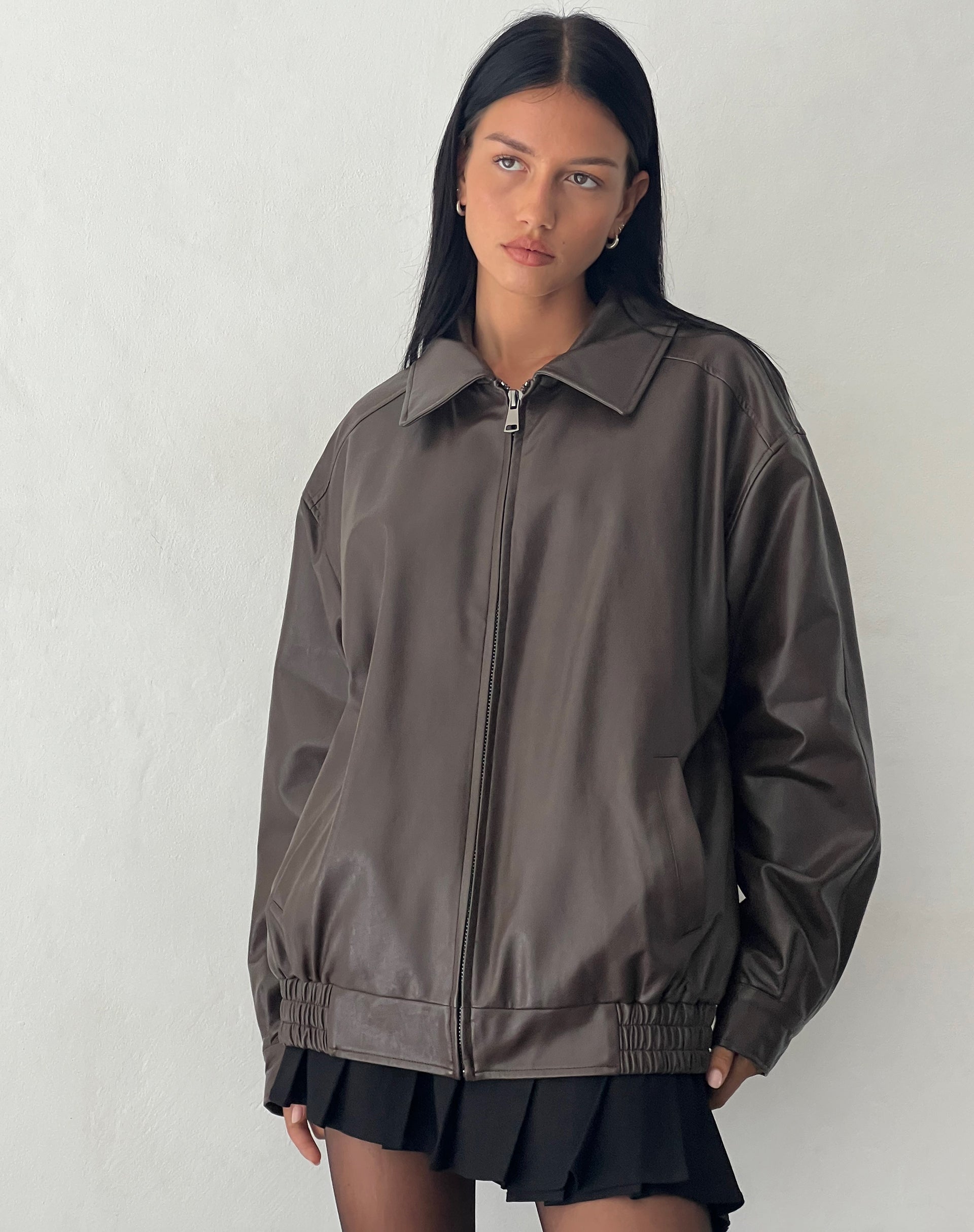 Immagine di Cavita Jacket in Pu Bitter Chocolate