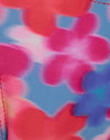 Fiore sfocato blu e rosa